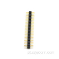 Cabeçalho de pino usinado de 2,54 mm reto H3,0 mm